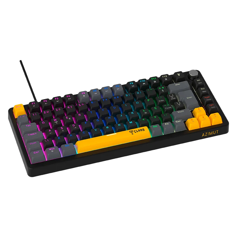 Imagem 4 de 5 do produto Teclado Gamer Meganico Azimut Nova - Preto - Clanm
