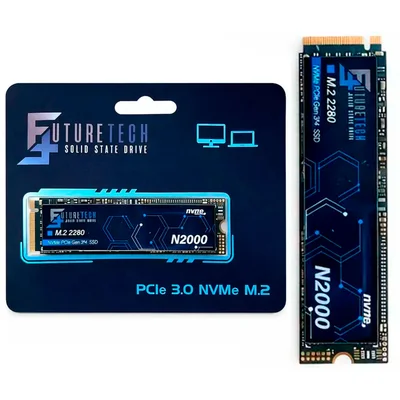 SSD Nvme Futuretech N2000 256gb, M.2 2280, PCie 3.0, Leitura Até 3200mb/s E Gravação 2000mb/s, Alta Velocidade, N2000-256