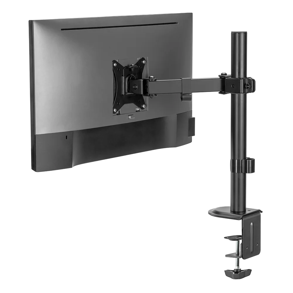 Imagem 2 de 5 do produto Suporte Monitor Life Grampo Passa-fio Vesa 17-32 9kg Preto
