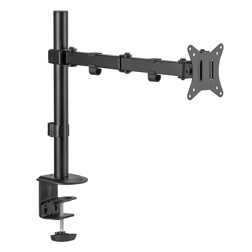 Imagem 2 de 5 do produto Suporte Monitor Life Grampo Passa-fio Articulado Vesa 9kg