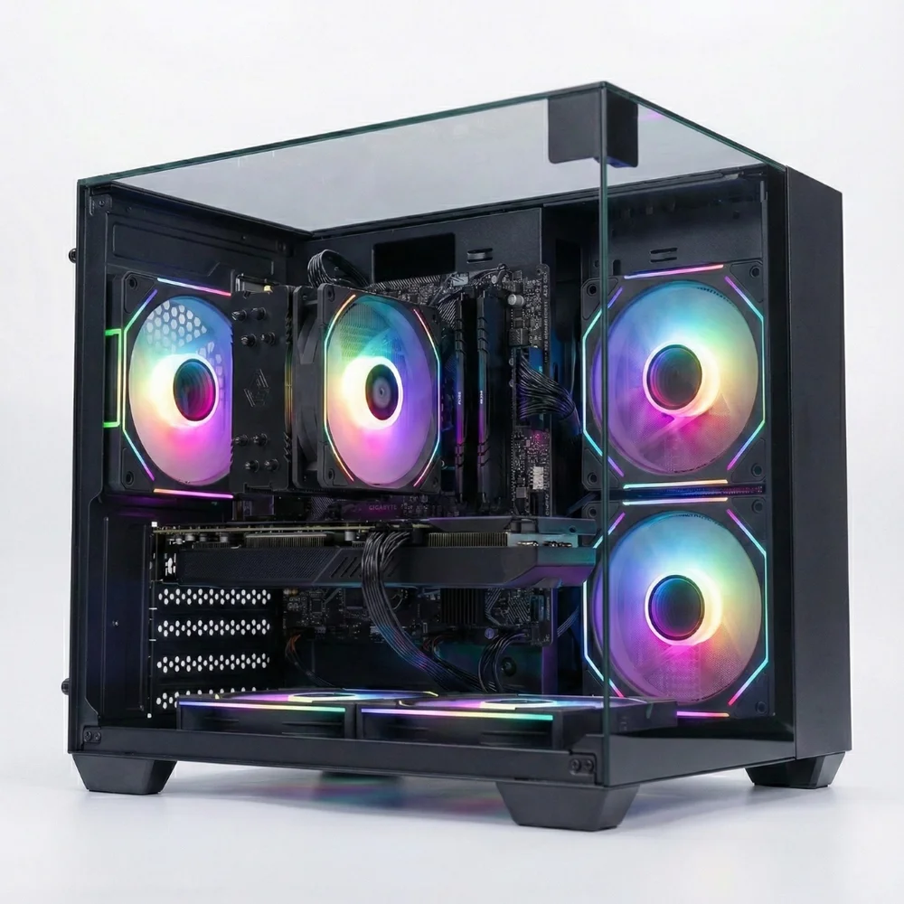 PC Gamer Intel Core i5 6500, Radeon Rx 570 8GB, 16gb Ram, SSD 512gb Nvme, Fonte 600w, 5 Fans RGB, Preto - Balão.info Storm Pgbp-sto102