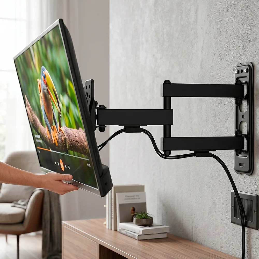 Imagem 5 de 5 do produto Suporte Tv Life Parede Articulado 13-32 Vesa 75x100 20kg