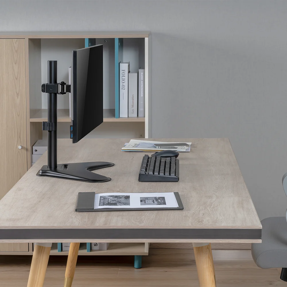 Imagem 3 de 5 do produto Suporte Para Monitor Articulado Life 17-32 Vesa Mesa 9kg Aço