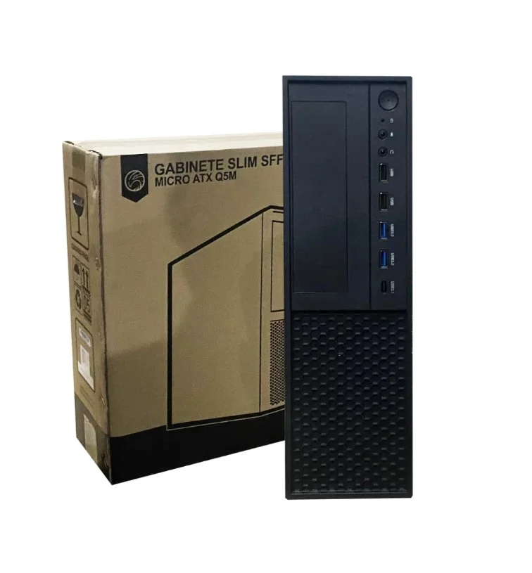 Imagem 2 de 2 do produto Gabinete Slim Matx Tfx Q5m Sff Com Fonte Tfx300w