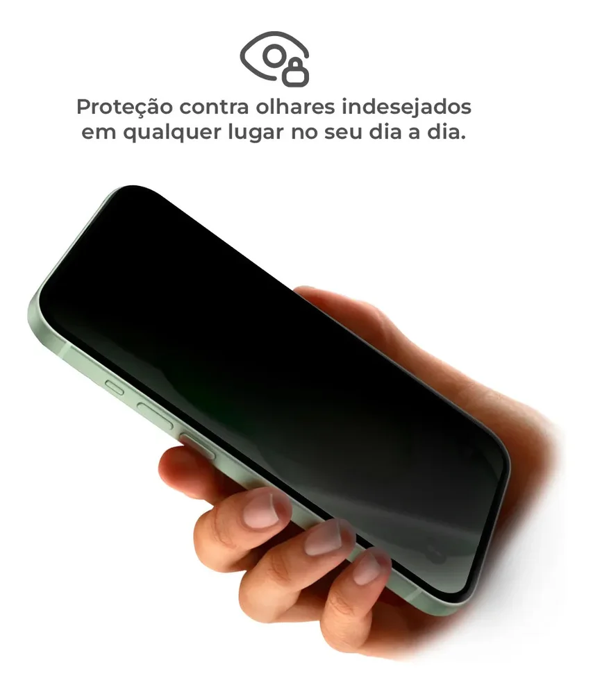 Imagem 5 de 5 do produto Película Privativa Fosca Cerâmica 9d  Anti Espião Para Moto G52 / G82