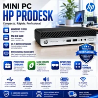 Mini PC Hp Prodesk G3 i5 7 Geraço 16gb Ddr4 SSD