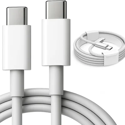 Cabo Usb Tipo C 60w Turbo Com 2 Metros Para Iphone 15 16 17