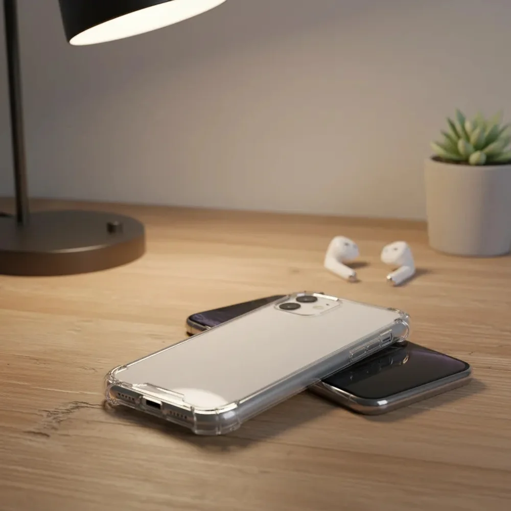 Imagem 2 de 4 do produto Capinha Transparente Iphone 11 12 13 Ãgu