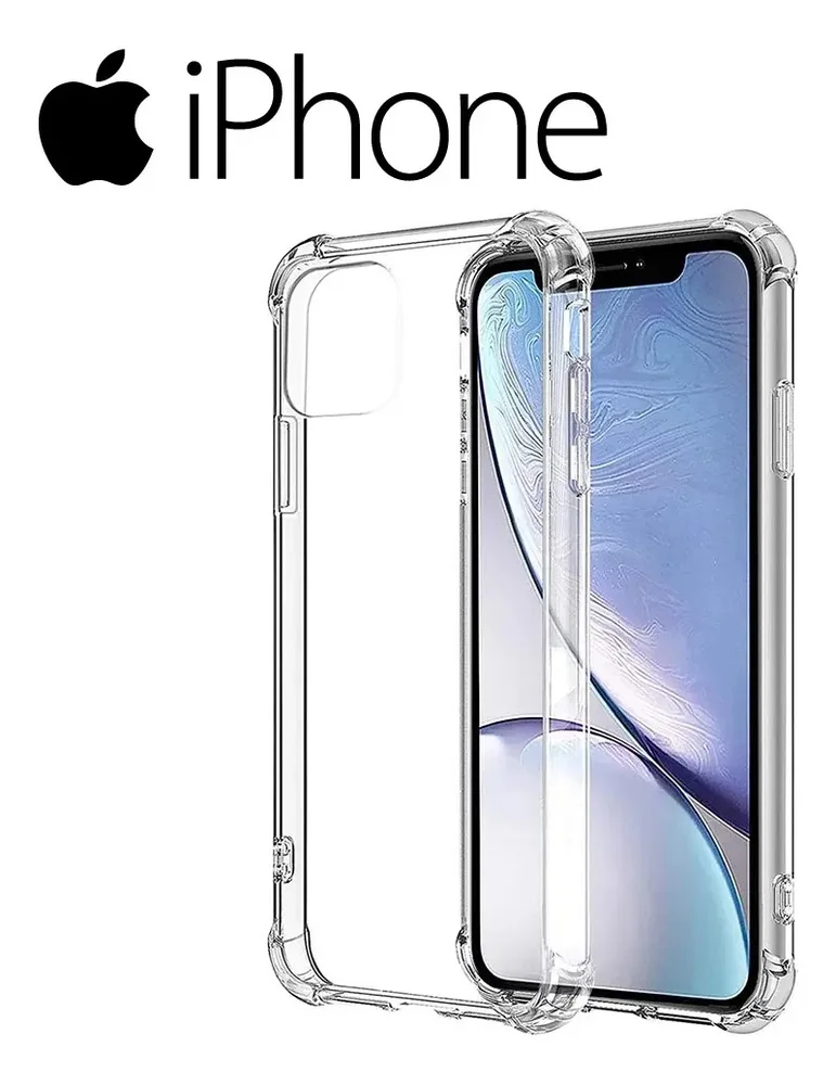 Imagem 3 de 4 do produto Capinha Transparente Iphone 11 12 13 Ãgu