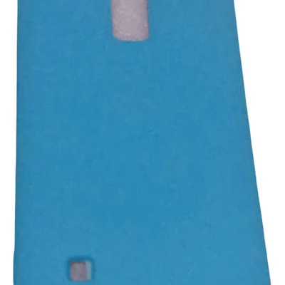 Capa Lg K10  Silicone Aveludada Azul-marinho Lisa