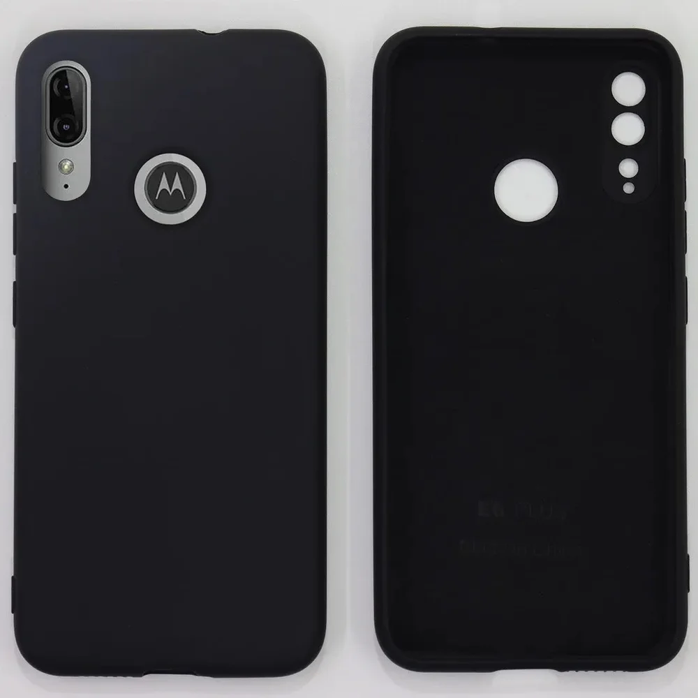 Imagem 2 de 5 do produto Capa Moto E6 Plus Silicone Aveludada Amarelo Lisa
