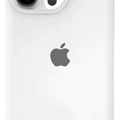 Capa Iphone 13 Silicone Aveludada Branco Lisa