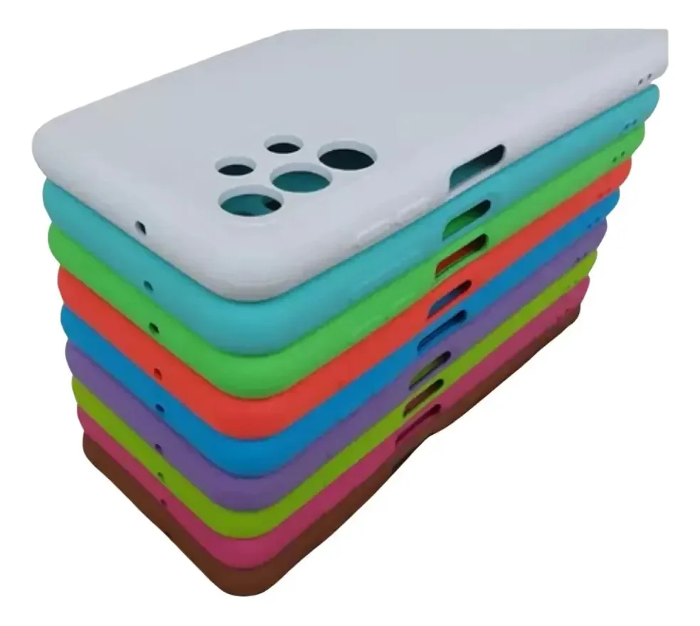 Imagem 2 de 5 do produto Capa Samsung A13 4g Silicone Aveludada Cores Preto Lisa