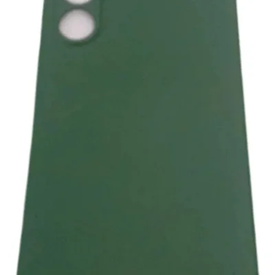 Capa Samsung A35 Silicone Aveludada Verde-escuro Lisa
