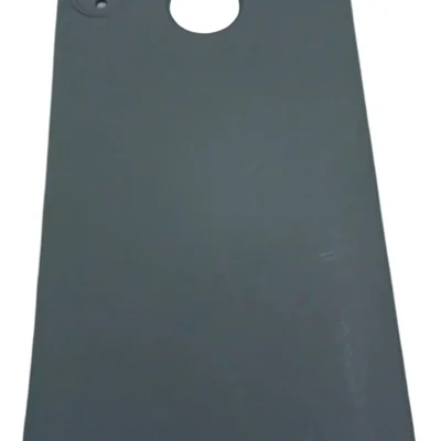 Capa Moto E6 Plus Silicone Aveludada Verde-escuro Lisa