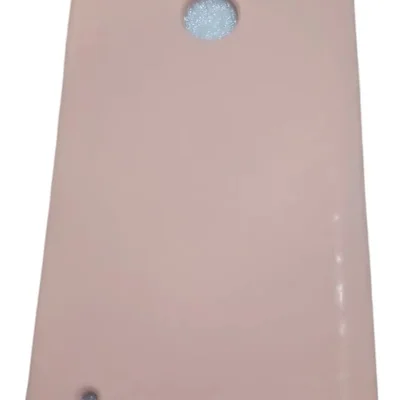 Capa Moto E7 Silicone Aveludada Rosa-pã¡lido Lis