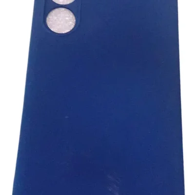 Capa Samsung A24 Silicone Aveludada Azul-marinho Lisa