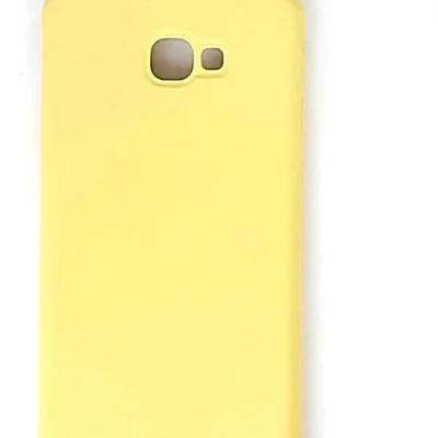 Capa Samsung J4 Plus Silicone Amarelo Lisa