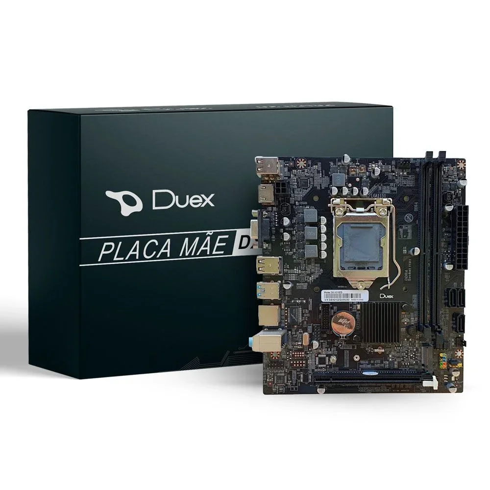 Placa Mãe Gamer Duex H310zg M2 Intel 1151 Ddr4 Micro Atx 4