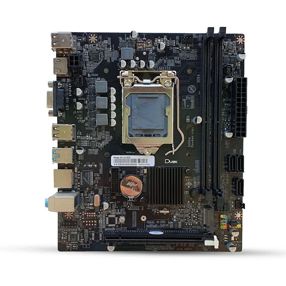 Placa Mãe Gamer Duex H310zg M2 Intel 1151 Ddr4 Micro Atx 5