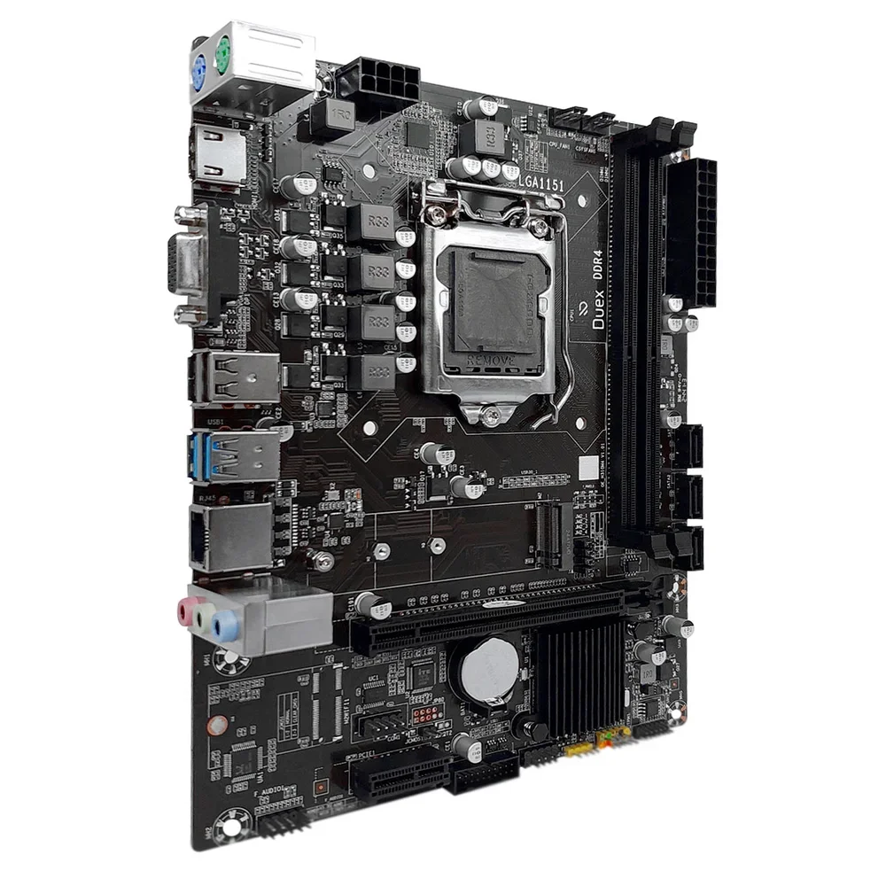 Placa Mãe Gamer Duex H310zg M2 Intel 1151 Ddr4 Micro Atx 6