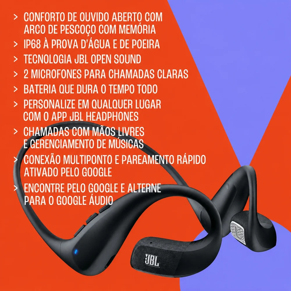 Fone De Ouvido Jbl Endurance Pace Sport Wireless, Esportes, Corrida, Ciclismo, Academia - Preto Fone De Ouvido Jbl Endurance Pace Sport Wireless, Esportes, Corrida, Ciclismo, Academia - Preto