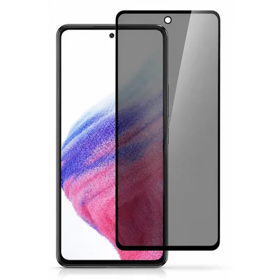 Película De Vidro 3d Privacidade Premium Compatível Com Samsung Galaxy A37 / A57 – Proteção 9h Full Cover Hd