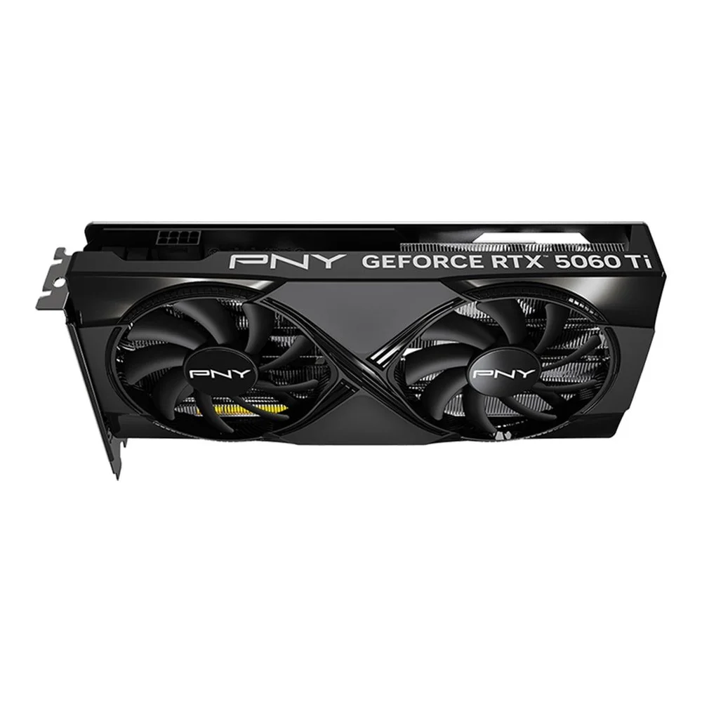 Imagem 4 de 5 do produto Placa De Vídeo Pny Nvidia Geforce RTX 5060 Ti Dual Oc, 8GB, Gddr7, Dlss, Ray Tracing, Vcg5060t8dfxpb1-o