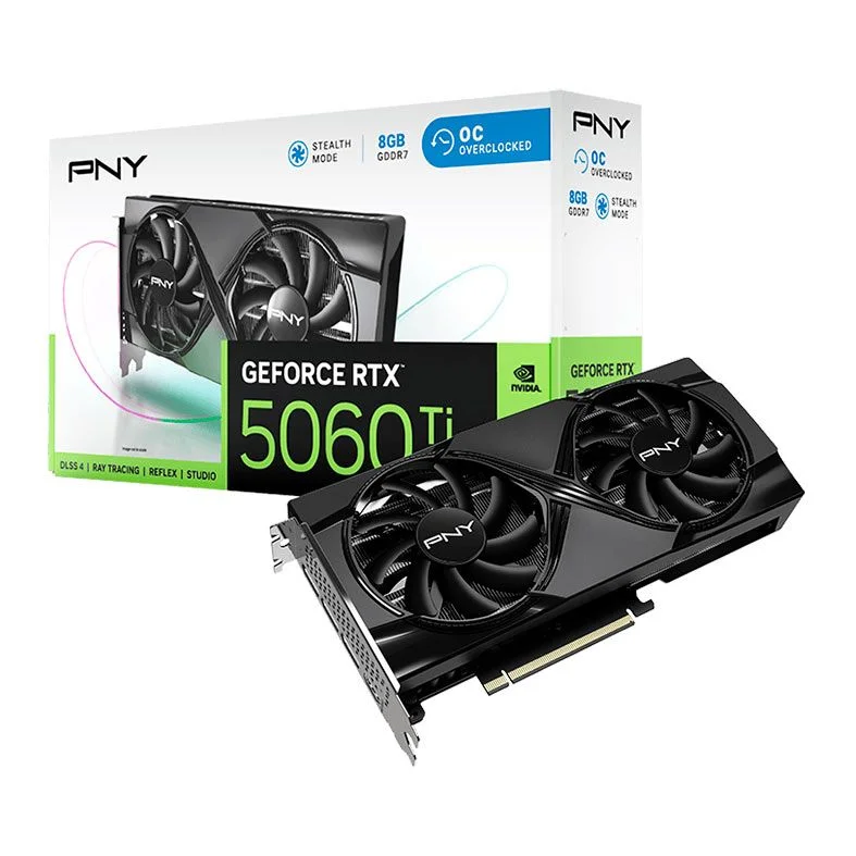 Placa Video Geforc RTX 5060 Ti 8GB Nvidia Dual Gddr7 128bit