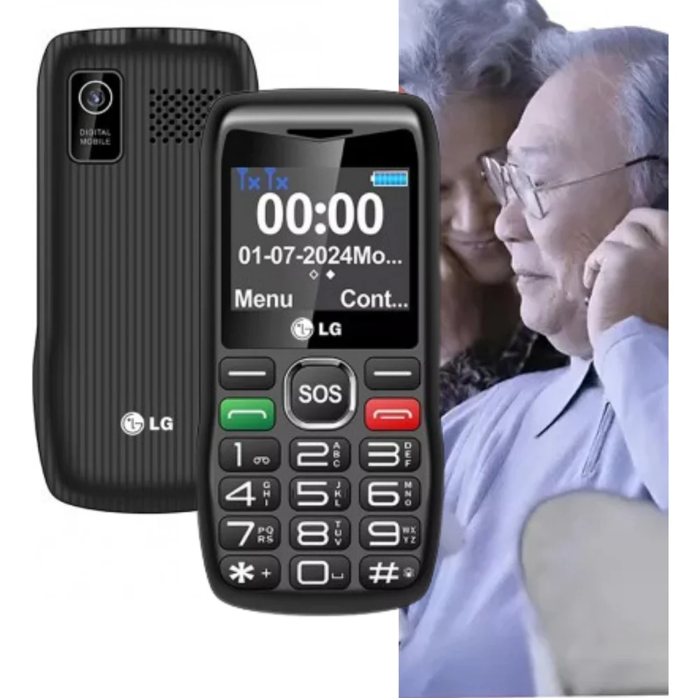 Imagem 4 de 4 do produto Telefone Antigo Lg G365 Clássico E Funcional Idosos preto