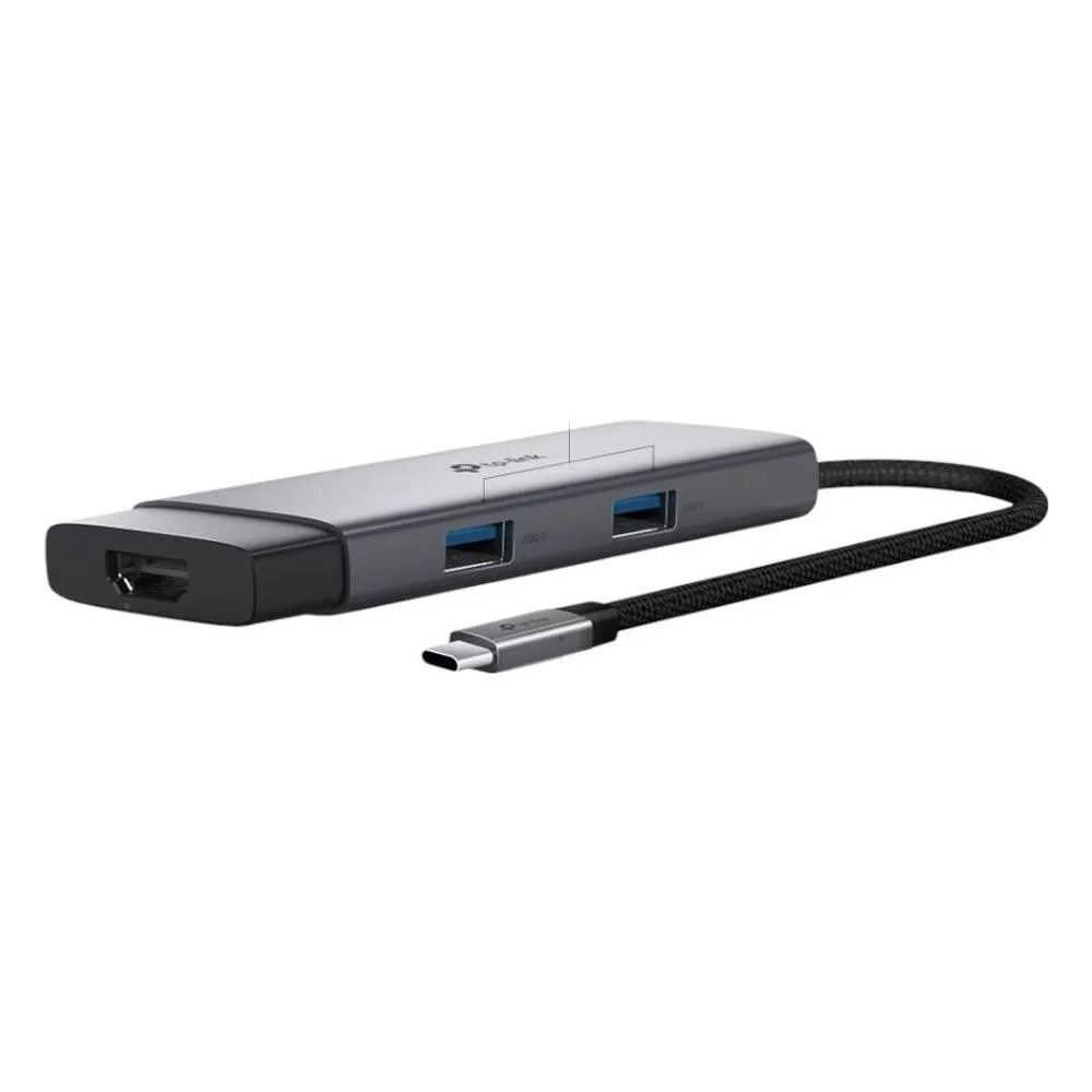 Imagem 3 de 3 do produto Hub Usb-c Tp-link Uh5020c 5 Em 1 HDMI Usb-a Portátil Leitor De Cartão 4k Compatível Mac WINDOWS Android