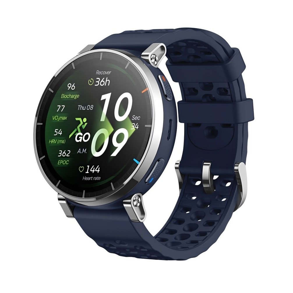 Smartwatch Amazfit Active 3 Premium A2559 Com Gps Bluetooth AmoLED De 1,32” Vidro De Safira Azul