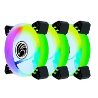Kit Cooler Fan 120mm C/ 03 Unid ARGB + Controle 2