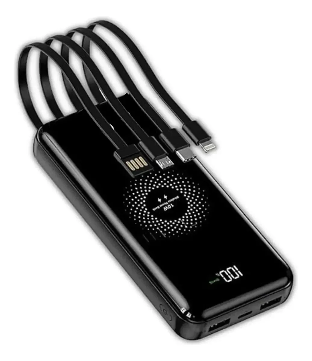 Carregador Portátil Rápido Power Bank 10.000 Mah   Da Agold