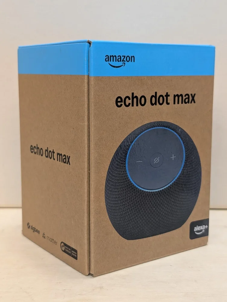 Imagem 2 de 5 do produto Amazon Echo Dot Max ( Geração Mais Recente 2025), Cor Grafite - Smart Speaker Com Alexa, Som Envolvente E Hub De Casa Inteligente Integrado,