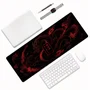 Novo Mouse Pad Gamer Deskpad Speed Extra Grande Borda Costurada Profissional 70x30  - Dragão De Fogo