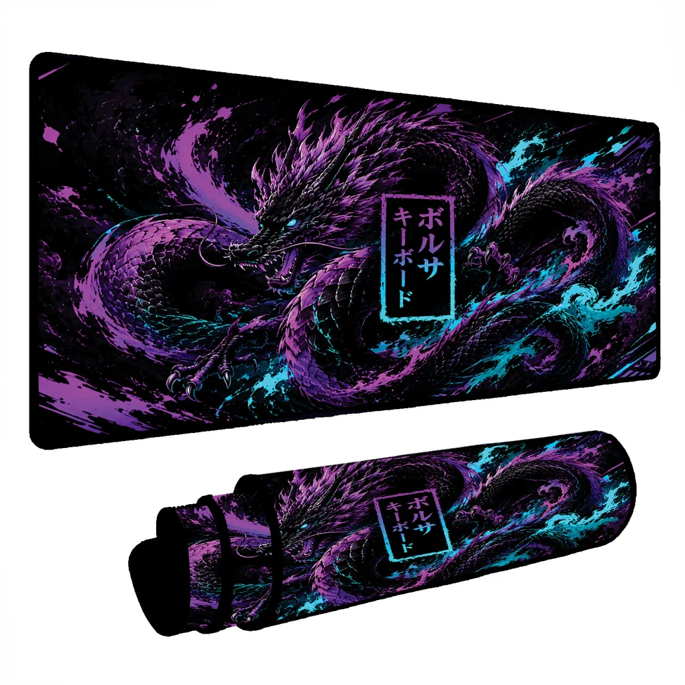 Novo Mouse Pad Gamer Deskpad Speed Extra Grande Borda Costurada Profissional 90x40 - Dragão Astral Novo Mouse Pad Gamer Deskpad Speed Extra Grande Borda Costurada Profissional 90x40 - Dragão Astral