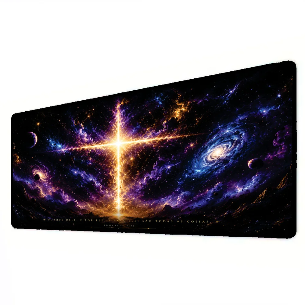 Novo Mouse Pad Gamer Deskpad Speed Extra Grande Borda Costurada Profissional 120x40 - Criador Do Universo Novo Mouse Pad Gamer Deskpad Speed Extra Grande Borda Costurada Profissional 120x40 - Criador Do Universo