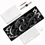 Novo Mouse Pad Gamer Deskpad Speed Extra Grande Borda Costurada Profissional 60x30  -  Dragão Arcano