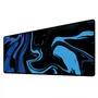 Novo Mouse Pad Gamer Deskpad Speed Extra Grande Borda Costurada Profissional 60x30  -  Blue Liquid