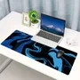 Novo Mouse Pad Gamer Deskpad Speed Extra Grande Borda Costurada Profissional 60x30  -  Blue Liquid