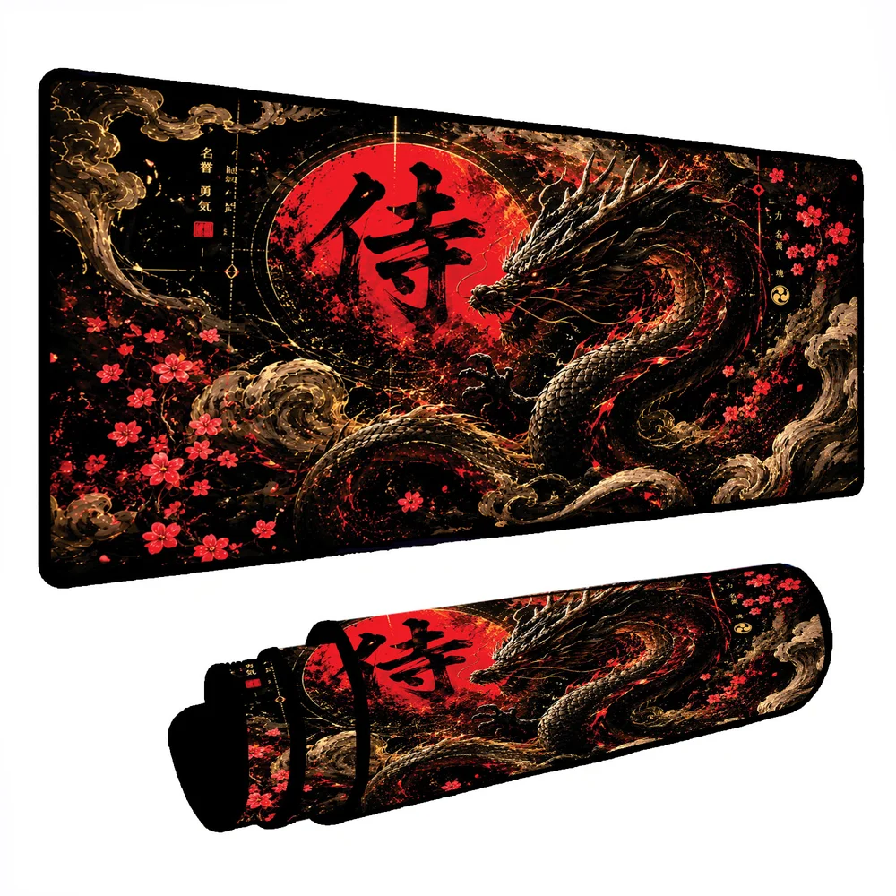 Novo Mouse Pad Gamer Deskpad Speed Extra Grande Borda Costurada Profissional 100x50 - Chama Do Dragão Novo Mouse Pad Gamer Deskpad Speed Extra Grande Borda Costurada Profissional 100x50 - Chama Do Dragão