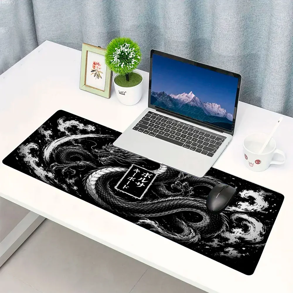 Novo Mouse Pad Gamer Deskpad Speed Extra Grande Borda Costurada Profissional 90x50 - Dragão Arcano Novo Mouse Pad Gamer Deskpad Speed Extra Grande Borda Costurada Profissional 90x50 - Dragão Arcano
