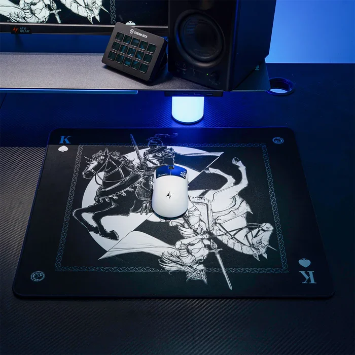 Mousepad Gamer Atk Knight Zodiac Horse Limited Edition Black Mousepad Gamer Atk Knight Zodiac Horse Limited Edition Black