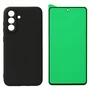 Capinha Silicone Aveludada + Película Cerâmica 9d Para Samsung Galaxy S26 5g