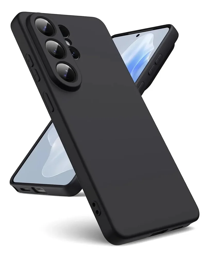 Capa Silicone Aveludada + Película Cerâmica 9d Para Samsung Galaxy S26 Ultra 5g