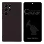 Capa Silicone Aveludada + Película Privacidade Fosca Para Samsung Galaxy S26 Ultra 5g
