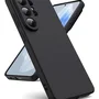 Capa Silicone Aveludada + Película Privacidade Fosca Para Samsung Galaxy S26 Ultra 5g