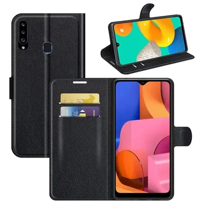 Capa Capinha Carteira Estojo Flip Abre Fecha Para Samsung Galaxy A20s