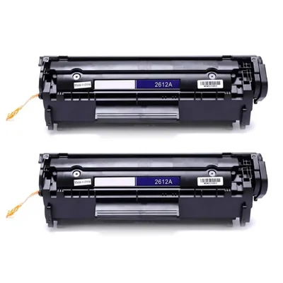 Kit 2 Toner Compatível Hp Q2612a 12a 1020 M1005